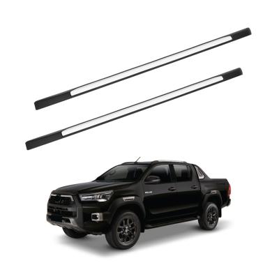 China Auto Car ABS Car Roof Rack Cross Bar For Toyota Revo Hilux Roof Rail Rack Top Cross Bar for sale