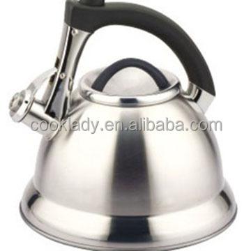 China Sustainable supply of 3.5L stainless steel whistling kettle for walmark for sale