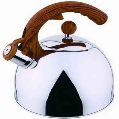 China Sustainable Nylon Open Handle Stainless Steel Automatic Open Whistling Kettle for sale