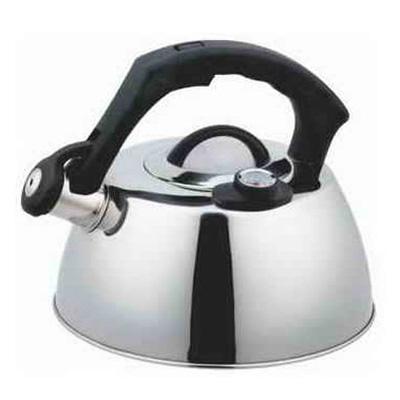 China Sustainable New Item Stainless Steel Whistling Kettle With Thermometer for sale