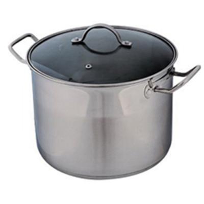 China Large Capacity Stainless Steel Pot Sustainable Super Stock Cookware for sale