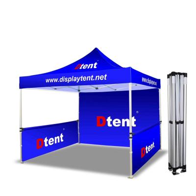 China Flame Retardant custom design 10X10 Custom Aluminum Frame For Trade Show Sport Outdoor Events Canopy Tent  Advertising Pop Up Tents for sale