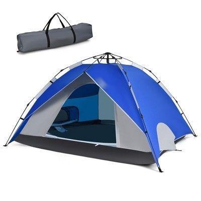 China Waterproof Wholesale Outdoor Backpacking Camping Hiking PU2000mm Waterproof 6-8 Persons Family Camping Cabin Tents For Party for sale