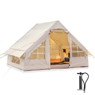 China Camouflage/Field Game Saudi Arabia Hot sale air tent inflatable camping waterproof inflatable tent outdoor hiking canvas tent for sale