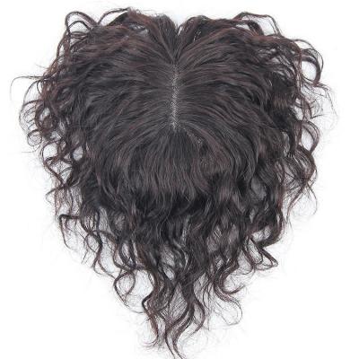 China Women's Curly Curly Hair Pieces Curly Big Full Wave Curly Wave Hand Woven Real Wool Rolls Hair Pieces for sale