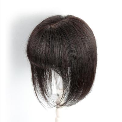 China Wholesale Hot Selling ZP LONGFOR Hair 12x14cm With 3 Clips Large Area Coverage Gray Hair Human Hair Topper for sale