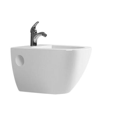 China European Ceramic Wall Hung Toilet With Bidet Wash Down High Quality Double-flow Sanitary Ware Wc WC for sale