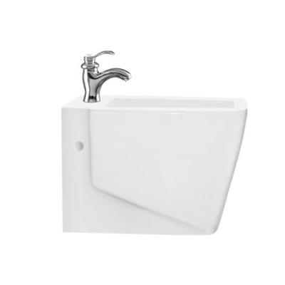 China Bidet Sanitary Toilet Wall Mount Double-Flow Items Discount Shipping Cost For Sale High Cost Performance Wall-hung Bidet for sale