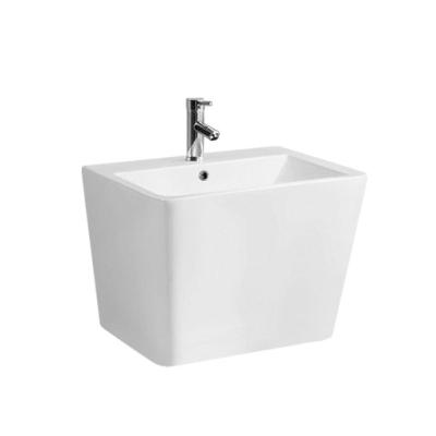 China Double-flow Modern Style Decoration Bathroom Basin High End Hand Wash Ceramic Hand Basin Basin Bathroom Sink for sale