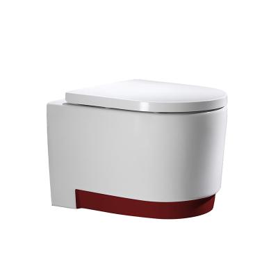 China Concealed Ceramic Cistern Cheap Wall Hung Toilet European Wc Toilet Wall Mounted Toilet for sale