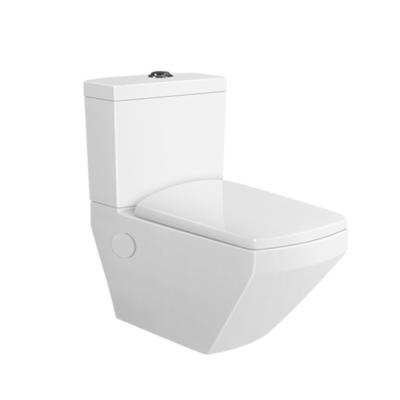 China Modern Ceramic Cistern Bathroom Sanitary Ware Concealed Two Piece Wall Hung Toilet for sale