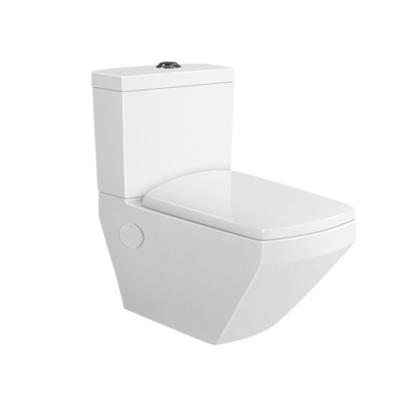 China Modern Chinese Ceramic Tank Bathroom Designed Water Saving Concealed Toilet Wall-hung Two Piece Toilet for sale