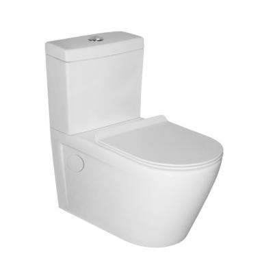 China Concealed Cistern China Made High Standard Flush Wall Mounted Type Two Toilets Frameless are economical and affordable for sale