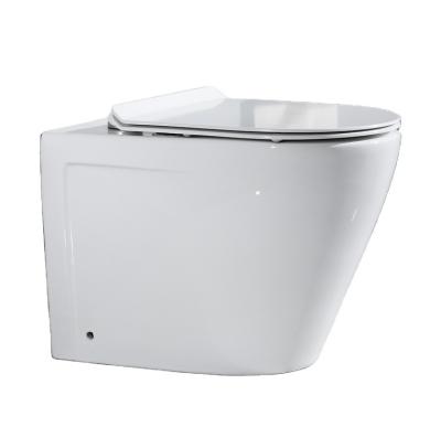 China Modern Ceramic White WC Bathroom Floor Sanitary Ware Concealed Tank Washdown Set Toilet for sale