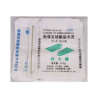 China Recyclable Wholesale Empty Dry Plastic Bag Powder Packet Powder Valve Bag for sale