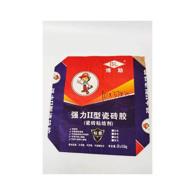 China Competitive Price Good Quality Recyclable White Custom Ceramic Tile Glue Packaging Bag for sale