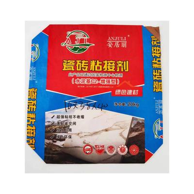 China Best Selling Recyclable Chemical Industry Paper Valve Bag Ceramic Tile Glue Packaging Bag for sale