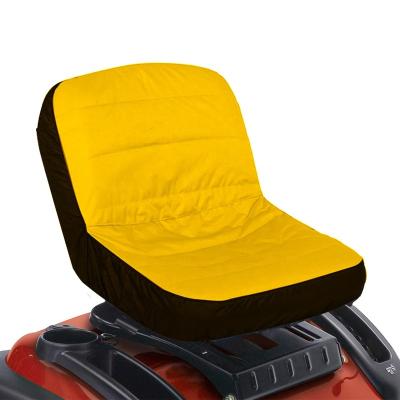 China Brief & Hot Sale Color Lawn Tractor Single Seat Cover Universal Lawn Mower Mount Seat Cover for sale