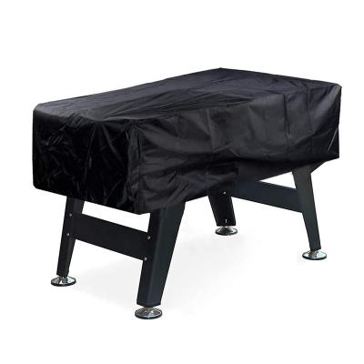 China Dustproof Indoor Outdoor Waterproof Table Cover Dust Resistant Rectangular Billiard Soccer Table Foosball Patio Coffee Chair Table Cover for sale