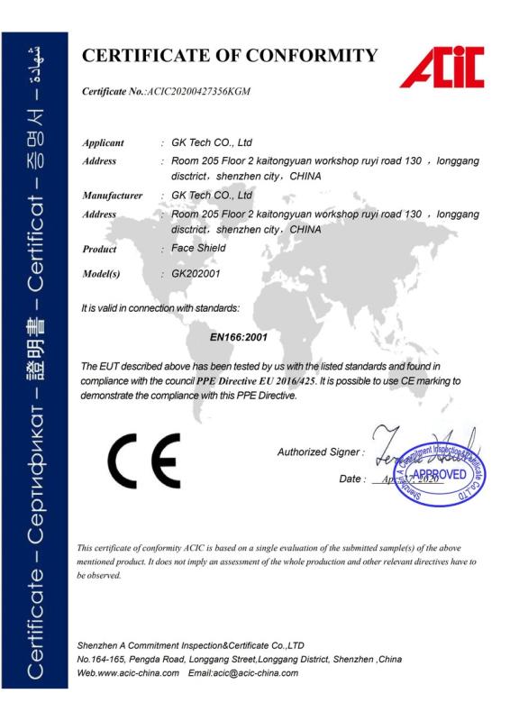 CE - GK TECH CO.,LTD