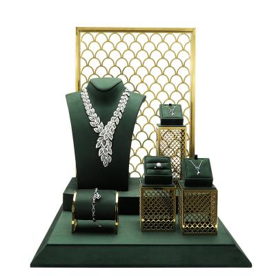 China Recyclable Wholesale Custom Ring Holder Jewelry Display Stand Design Jewelry Display Set for sale