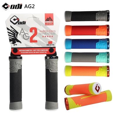 China ODI AG2 Mountain Bikes Cycling Grips Integrated Lockable Bicycle Handlebar Grips Waterproof Mountain Bike Grip Mitigation Mtb Slaps Bicycle Part for sale