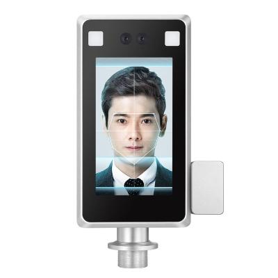 China Smart Motion Detection Face Recognition Temperature Measurement Door Lock Access Control Camera System for sale