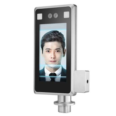 China Motion Detection Floor Standing No Touch High Level Face Recognition Scanner Temperature Measurement Thermal Machine for sale