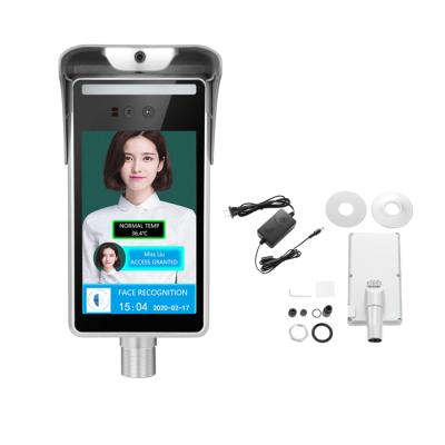 China Temperature Measurement Table Stand Binocular Camera Automatic Temperature Detection Face Recognition for sale