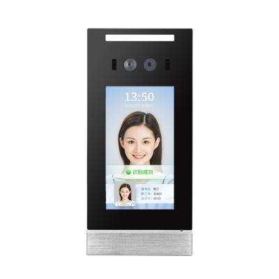 China 5 inch human body face recognition access control terminal motion detection for office for sale