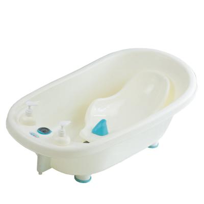 China Durable High Quality Baby Spa Bath Tub Durable Baby Bathtub With Thermometer PP+ Rolled Steel for sale