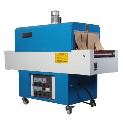 China machinery & VANJIA-057 Material Heat Shrinkable Film Machine Far Infrared Tube Heating Small Vertical Type PVC POF Film Shrink Machine for sale