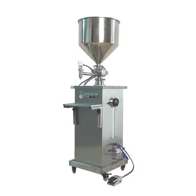 China machinery & VANJIA-018 Material Semi-automatic Paste Filling Machine Filling Machine /Cream /Body Vertical Liquid Lotion Filling Machine for sale