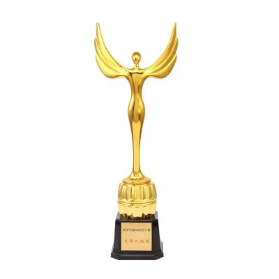 China Custom Grammy Award Angel Wing Trophy Metal Basketball Medals UAE World Sports Cup Trophy Sports Trophy Award and Goddess Festival Trophies for sale