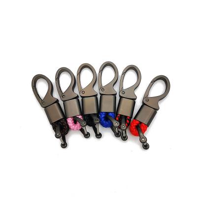 China Key Organize Factory Direct Sale High End Inner Diameter Car Key Holders 25mm Diamond Studded Circular Spring Metal Key Ring Carabiner for sale