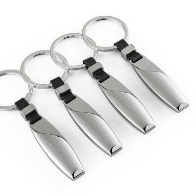 China Key Arrange Factory direct sale gift promotion car logo key chain creative empty droplet shaped metal for sale