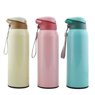 China 500ml advertising mug outdoor sports water mug portable creative travel vacuum stainless steel viable insulated jar for sale