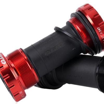 China Aluminum Alloy BB91 Bearing 68/73 Mm Bicycle Bottom Screw Axle MTB Road Bike Bottom Bracket Waterproof CNC Alloy BB for sale