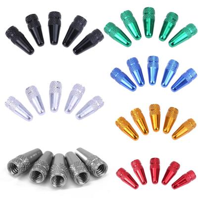 China Bicycle Presta Valve Cover Aluminum Valve Covers Bike Wheel Rim Tire Stem Dust Covers HB00899 Fixie MTB Presta for sale