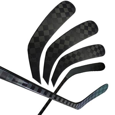 China Full carbon ice pro empty hockey sticks/carbon+fiberglass quality composite hockey stick top carbon fiber/beauty black hockey sticks for sale