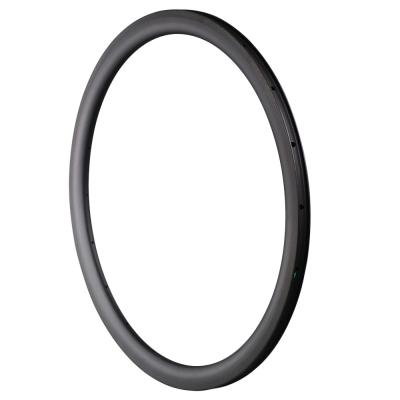 China China Carbon Bicycle Factory 700C 40mm OEM Carbon Bicycle Rim Wide Anvil / Tubular Rims for sale