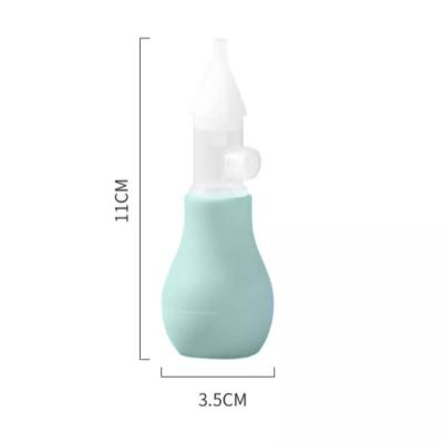 China New Design BPA -Free Infant Manual Cleaning Nasal Cavity Baby Nose Cleaner Silicone Baby Manual Nasal Aspirator Fly- Cleaner for sale