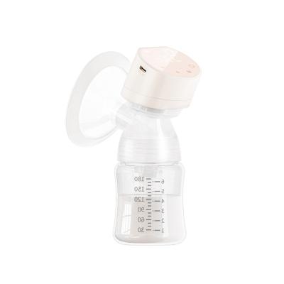 China BPA Free Remi Breast Pump Wireless USB Rechargeable Electric Portable Low Noise LCD Display Breast Feeding Pump Silicone Milk Collector for sale