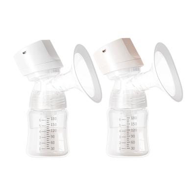 China BPA Free Breast Pump Hands Free USB Rechargeable Electric Portable Wireless Low Noise LCD Display 2pcs for sale