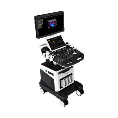 China Dawei Modern Trolley Color Veterinary Ultrasound System Newly Designed Ergonomic Animal Health Diagnostic Console for sale