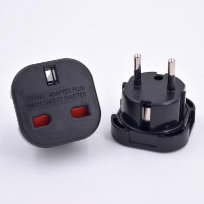 China Mobile Phone New Arrival Factory Price Europe Schuko Plug Adapter With UK 9625 Plug for sale