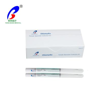 China Factory direct wholesale swab sampling in test tube nasopharyngeal swab assembled nasal swab with polyester tip for sale