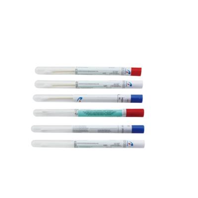 China Sampling collection swab test wholesale oral nasopharyngeal medical sterile nylon assembled stick with pp test tube for sale