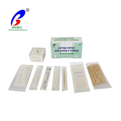 China Hot Sale Nasal Sterile Cotton Sampling Swabs Polyester Applicator Nasopharyngeal Medical Cotton Swabs for sale