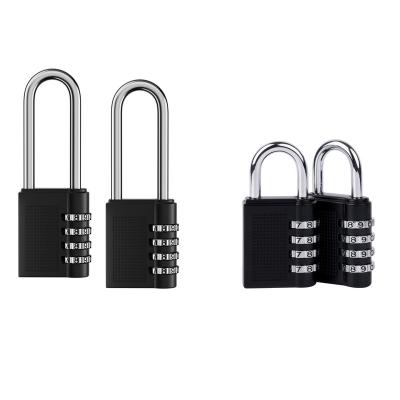 China Small 4 Digit Padlock Combination Padlock Safety Padlock Manufacturer Luggage Safe Pad Lock Cheap Zinc Alloy Cam Lock for sale